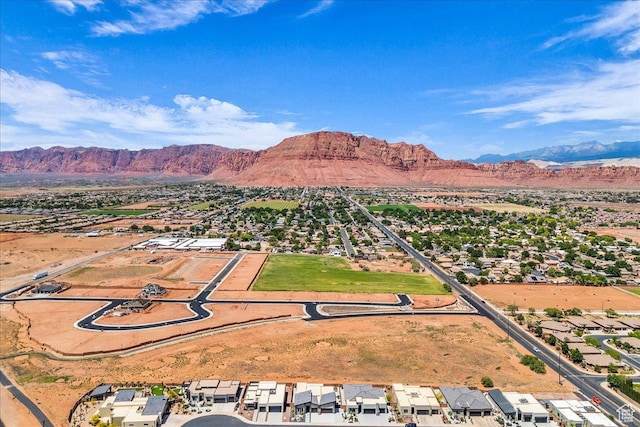 133 E Terrace Ln, Ivins, UT 84738 - aerial view of residential area featuring a mountainous background