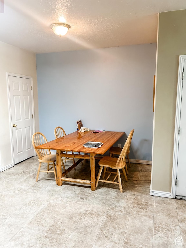 532 N Seven Peaks Blvd Unit 303, Provo, UT 84606 - dining space featuring baseboards and a textured ceiling