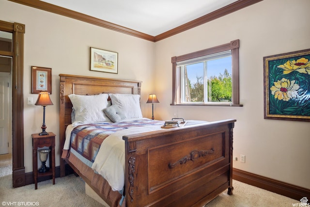 211 E 100 N, Midway, UT 84049 - bedroom with carpet flooring, ornamental molding, and baseboards