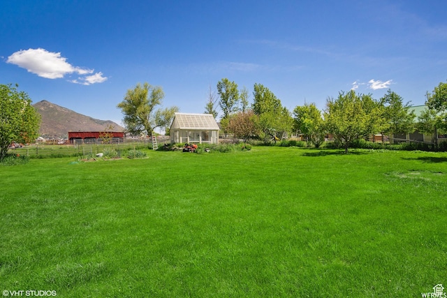 211 E 100 N, Midway, UT 84049 - view of yard featuring a mountain view