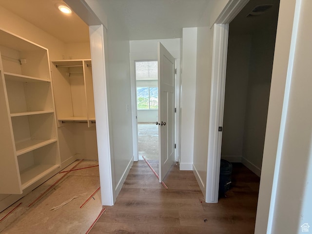 3298 S 1000 W, Nibley, UT 84321 - corridor with light wood-style flooring and baseboards