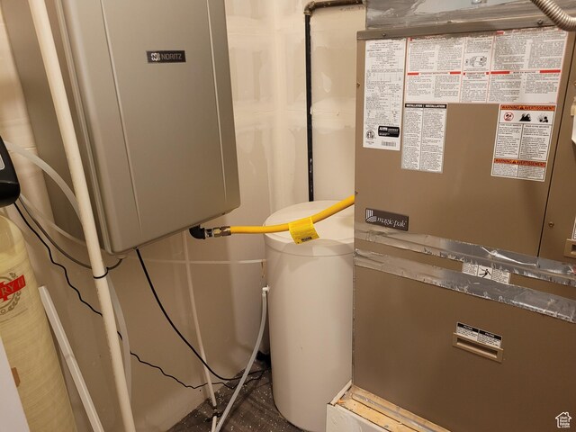 14474 Renner Ln Unit 302, Herriman, UT 84096 - utility room featuring heating unit