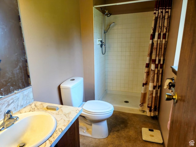719 Adams St, Montpelier, ID 83254 - bathroom with a tile shower and vanity