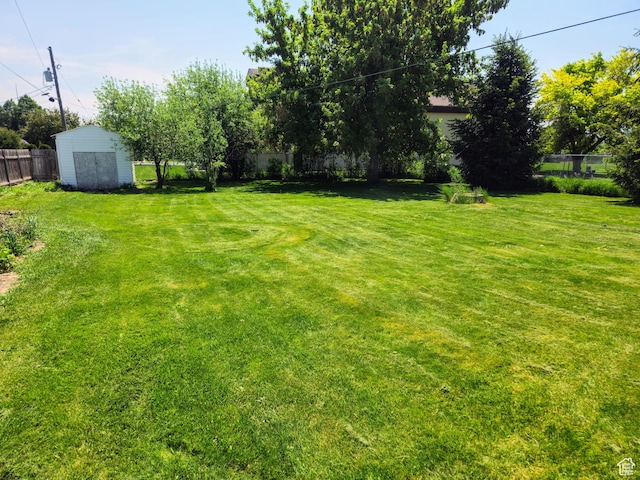 719 Adams St, Montpelier, ID 83254 - view of yard with a shed