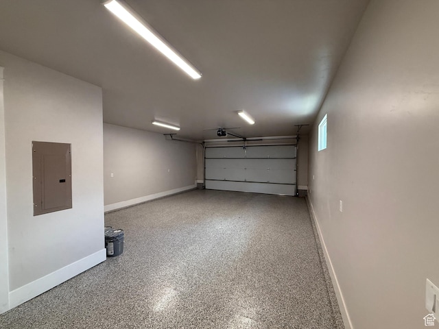 2863 E Freshet Dr, Washington, UT 84780 - garage with electric panel, baseboards, and a garage door opener