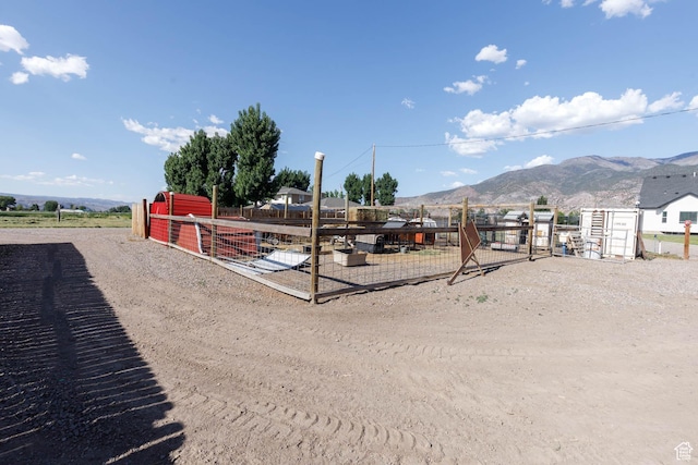 425 W 1080 S, Monroe, UT 84754 - view of yard featuring a mountain view and an exterior structure