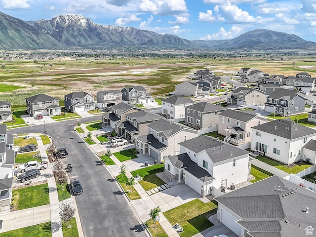 1797 N Avocet Dr, Salem, UT 84653 - aerial view of residential area featuring a mountainous background