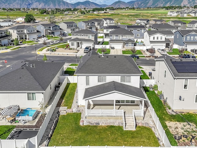 1797 N Avocet Dr, Salem, UT 84653 - aerial perspective of suburban area with a mountainous background