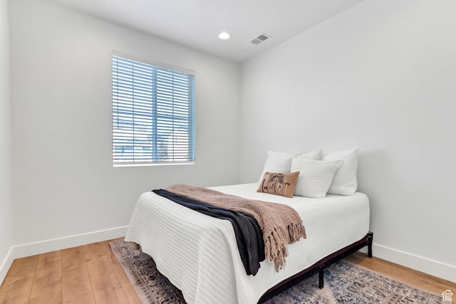 1797 N Avocet Dr, Salem, UT 84653 - bedroom with baseboards, wood finished floors, and recessed lighting