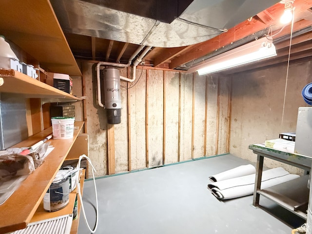 5432 S 800 E, South Ogden, UT 84405 - unfinished basement with a central vacuum unit