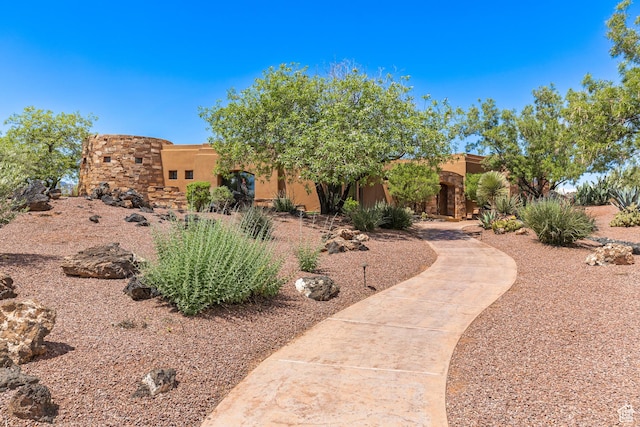 2763 N Chaco Trl, St George, UT 84770 - view of front of home with stucco siding