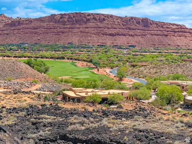 2763 N Chaco Trl, St George, UT 84770 - view of mountain background with a golf club