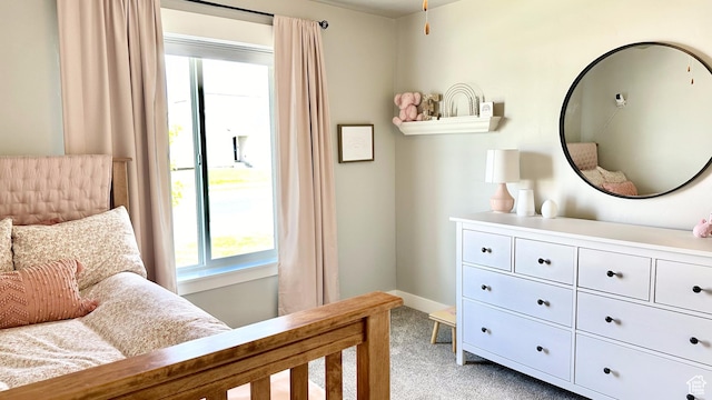5154 N Blackbrush Dr, Eagle Mountain, UT 84005 - bedroom with light carpet and baseboards