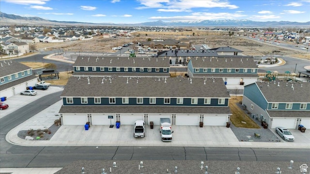1704 E Talon Way, Eagle Mountain, UT 84005 - aerial view of residential area featuring mountains