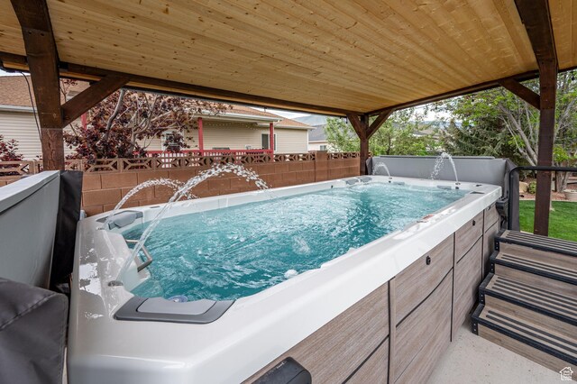 2271 W Crestview Cir, Cedar City, UT 84720 - view of swimming pool featuring a fenced backyard