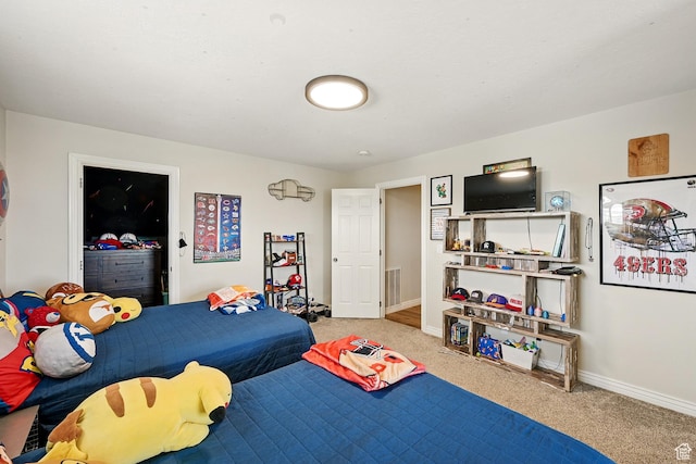 2271 W Crestview Cir, Cedar City, UT 84720 - carpeted bedroom featuring baseboards