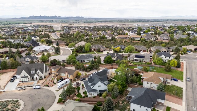2271 W Crestview Cir, Cedar City, UT 84720 - aerial perspective of suburban area with a mountainous background