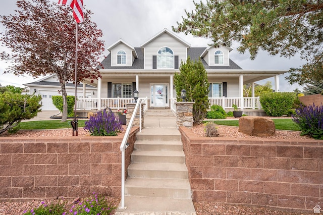 2271 W Crestview Cir, Cedar City, UT 84720 - view of front facade with covered porch