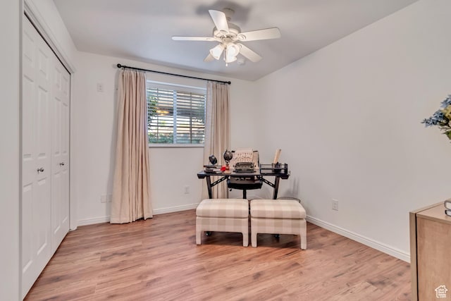 1030 S Orem Blvd Unit 23, Orem, UT 84058 - office space featuring light wood-style floors, ceiling fan, and baseboards