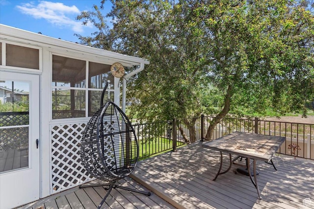 4456 N 3800 W, Peterson, UT 84050 - view of wooden terrace