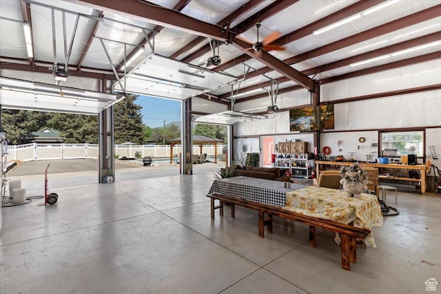 4456 N 3800 W, Peterson, UT 84050 - garage featuring a workshop area