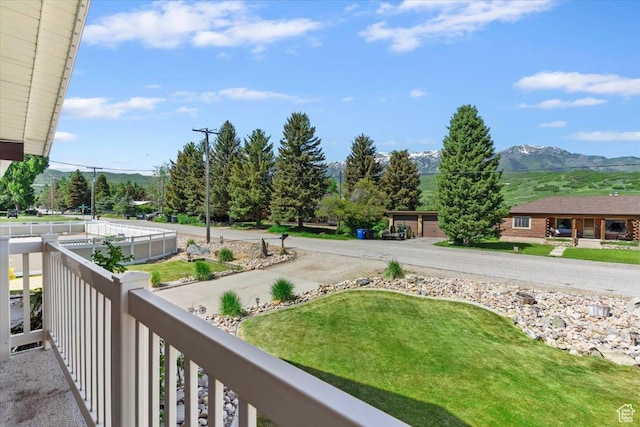 4456 N 3800 W, Peterson, UT 84050 - balcony featuring a mountain view