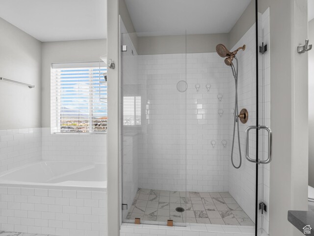 1353 Sageberry Dr, Santaquin, UT 84655 - bathroom with a stall shower and a garden tub