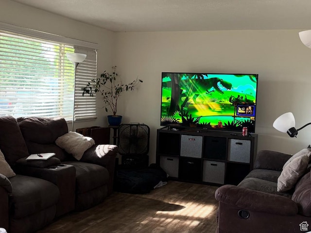 6072 S 2550 W, Roy, UT 84067 - living area with wood finished floors