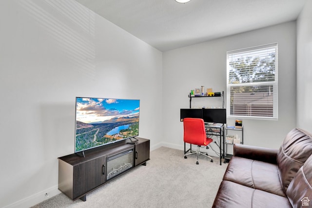 4022 S Burch Creek Way S, Ogden, UT 84405 - office area featuring carpet flooring and baseboards