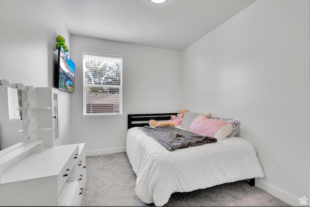 4022 S Burch Creek Way S, Ogden, UT 84405 - bedroom with light carpet and baseboards