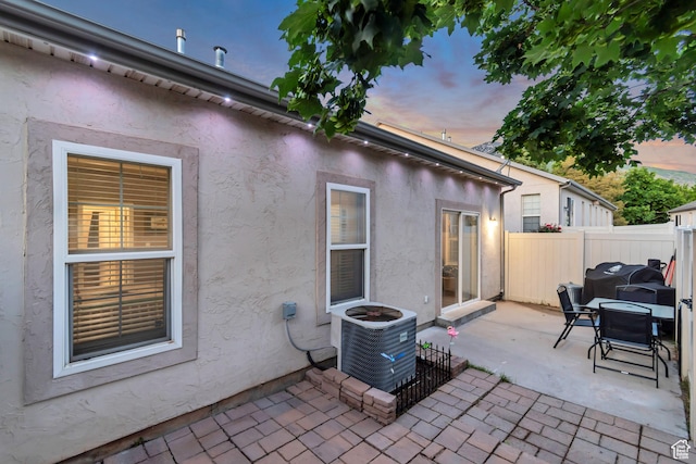 3094 E Somerset Dr, Spanish Fork, UT 84660 - view of patio / terrace featuring central air condition unit