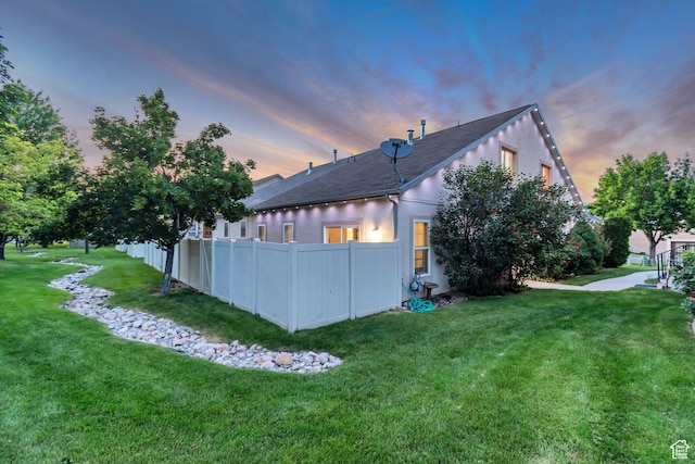 3094 E Somerset Dr, Spanish Fork, UT 84660 - rear view of house featuring roof with shingles and stucco siding