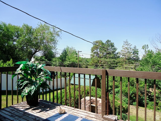 783 N Highland Blvd, Brigham City, UT 84302 - view of wooden terrace