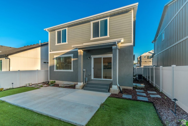 3800 W 560 N Unit 509, Lehi, UT 84043 - back of house featuring a patio area and central air condition unit