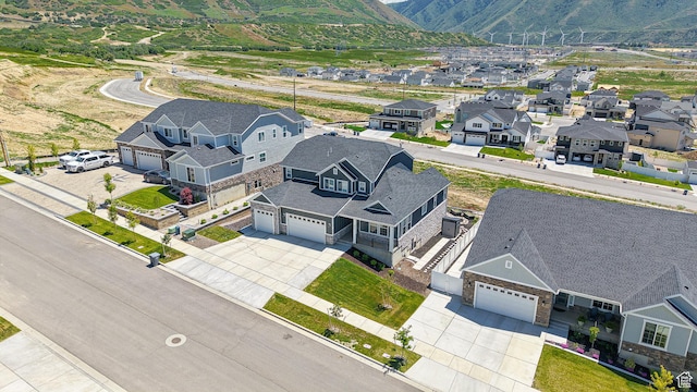 833 N Union Bench Dr W Unit 62, Mapleton, UT 84664 - aerial view of residential area with a mountain backdrop
