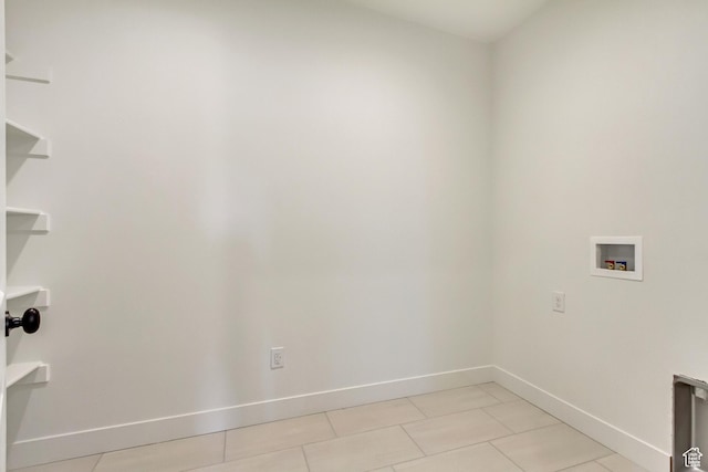 322 W Songbird Ln N Unit 24, Lindon, UT 84042 - washroom featuring washer hookup, baseboards, and light tile patterned floors