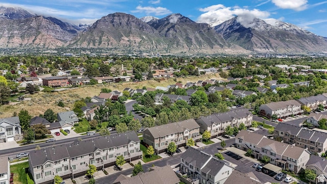1029 Independence, Provo, UT 84604 - aerial view of property's location with nearby suburban area and a mountainous background