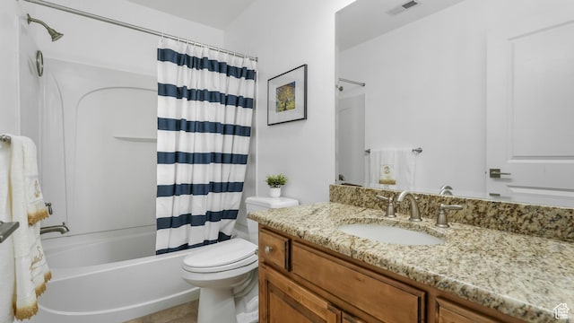 1029 Independence, Provo, UT 84604 - full bathroom with vanity, toilet, and shower / tub combo