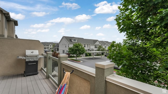 1029 Independence, Provo, UT 84604 - deck featuring a residential view and grilling area