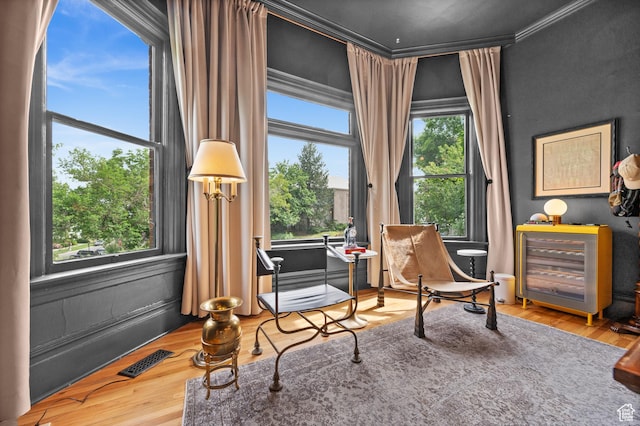 237 E 4th Ave N, Salt Lake City, UT 84103 - living area with healthy amount of natural light and wood finished floors