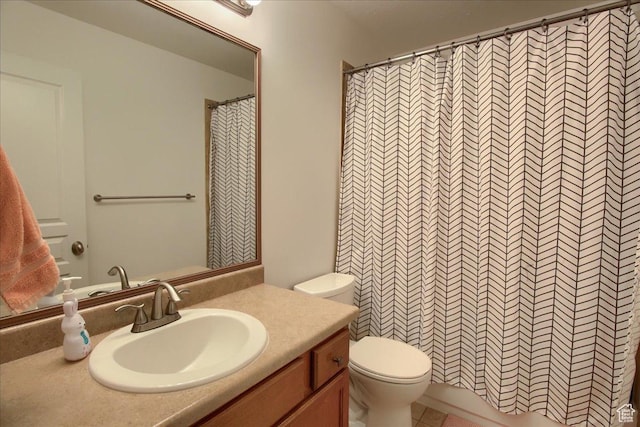 58 N 285 W, Centerville, UT 84014 - bathroom with vanity, toilet, and a shower with shower curtain