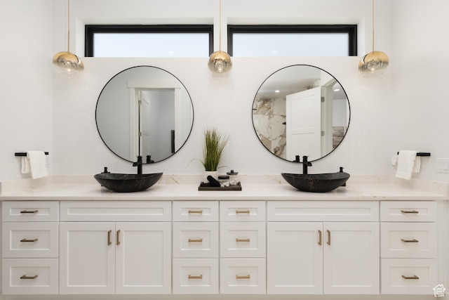 6552 W Timber Ranch Dr, Herriman, UT 84096 - bathroom featuring double vanity