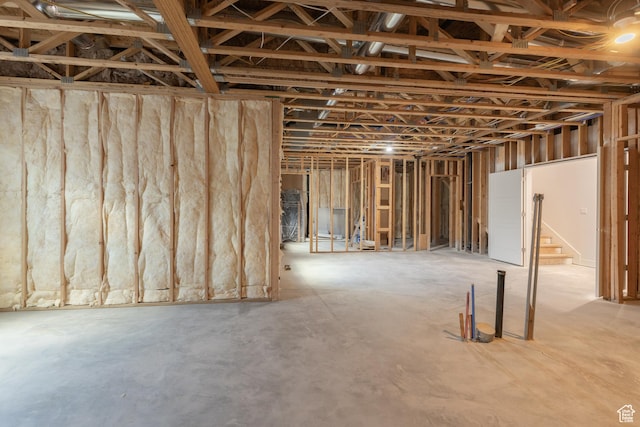 6552 W Timber Ranch Dr, Herriman, UT 84096 - unfinished basement with stairway