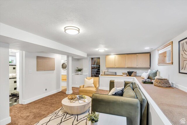 457 S Douglas St E, Salt Lake City, UT 84102 - living area with light colored carpet and baseboards