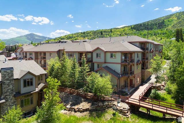 5519 Lillehammer Ln Unit 1307, Park City, UT 84098 - aerial perspective of suburban area featuring a mountain backdrop