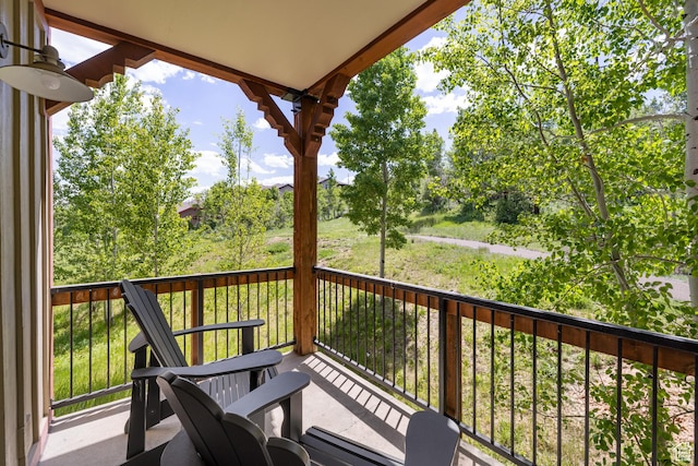5519 Lillehammer Ln Unit 1307, Park City, UT 84098 - balcony featuring view of scattered trees