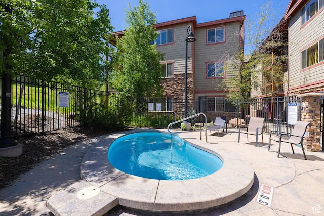 5519 Lillehammer Ln Unit 1307, Park City, UT 84098 - view of pool featuring a patio