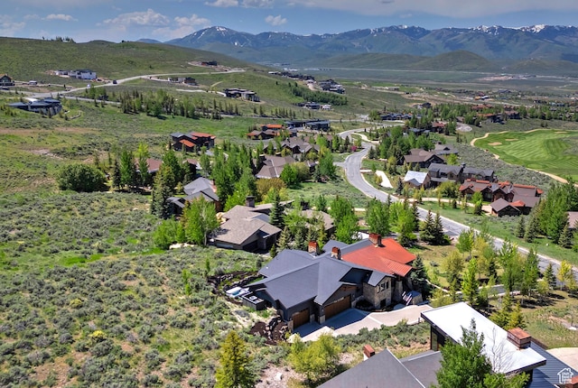 3428 Westview Trl, Park City, UT 84098 - aerial perspective of suburban area featuring mountains