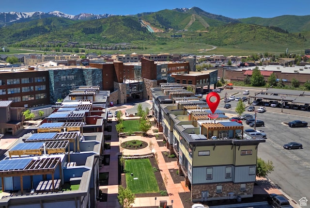 1370 Center Dr Unit 17, Kimball Junction, UT 84098 - drone / aerial view of mountains