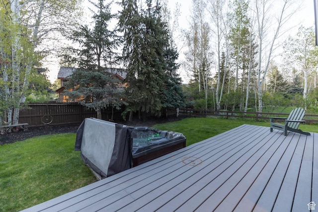 2126 Twilight Ct, Park City, UT 84060 - deck with a hot tub